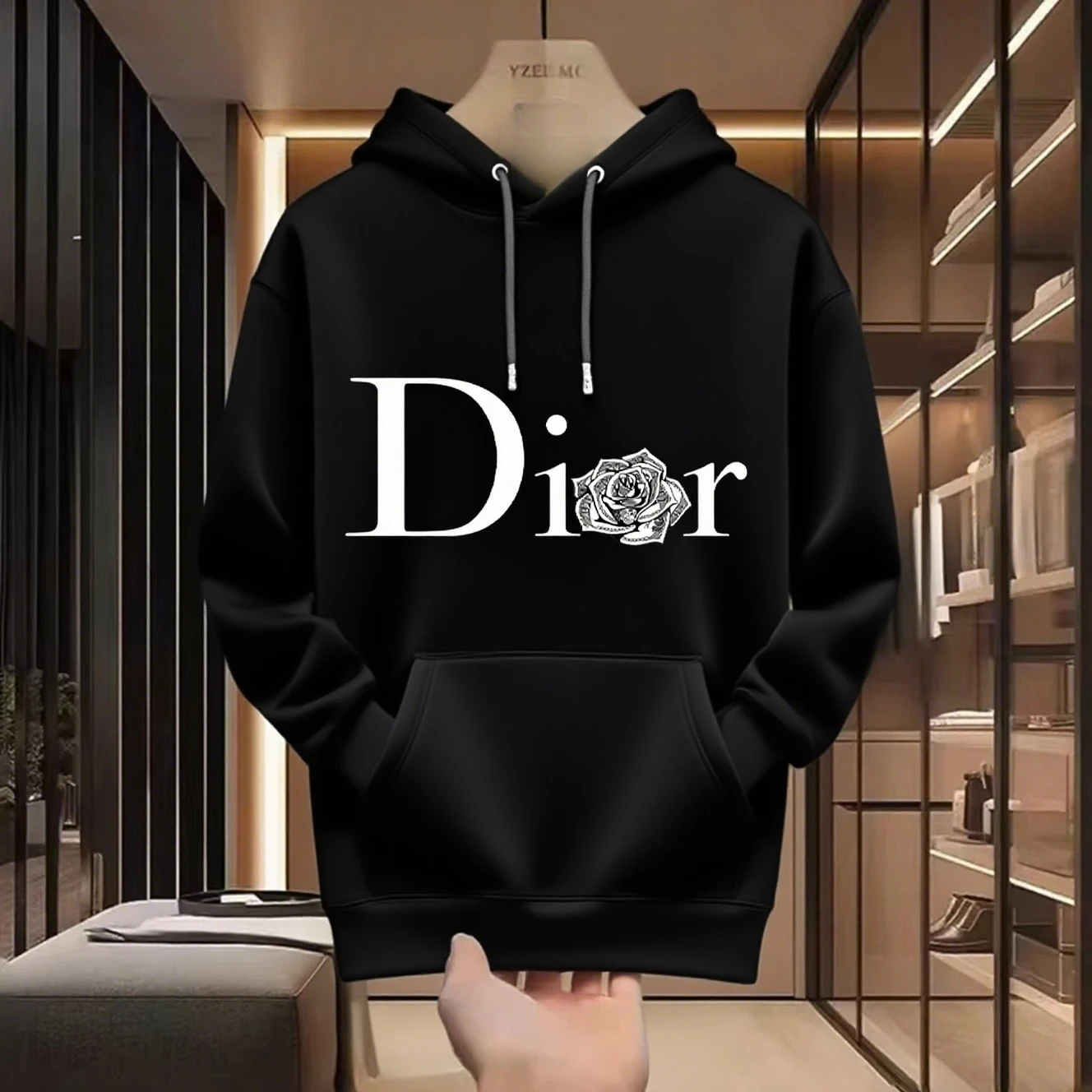 

Graphic Printing Autumn and Winter Pure Cotton Men's and Women's Hoodies Casual Outdoor Street Sports Training Brand Trend