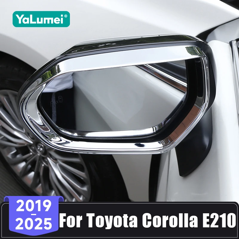 Für Toyota Corolla E210 Hybrid 2019 2020 2021 2022 2023 2024 2025 Auto-Rückspiegel-Regenschutz-Zierleiste Zubehör