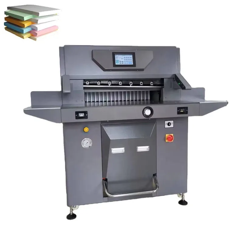 

Hydraulic Program A3 A4 50 Times/Minute Trimmer Cutting Machine Guillotine Paper Cutter A2 With Air Table