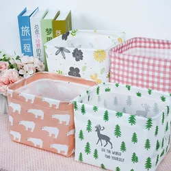 Desktop Storage Box Foldable Cosmetic Clothing Socks Sundry Storage Basket Student Dormitory Office Storage Desk Storage Box