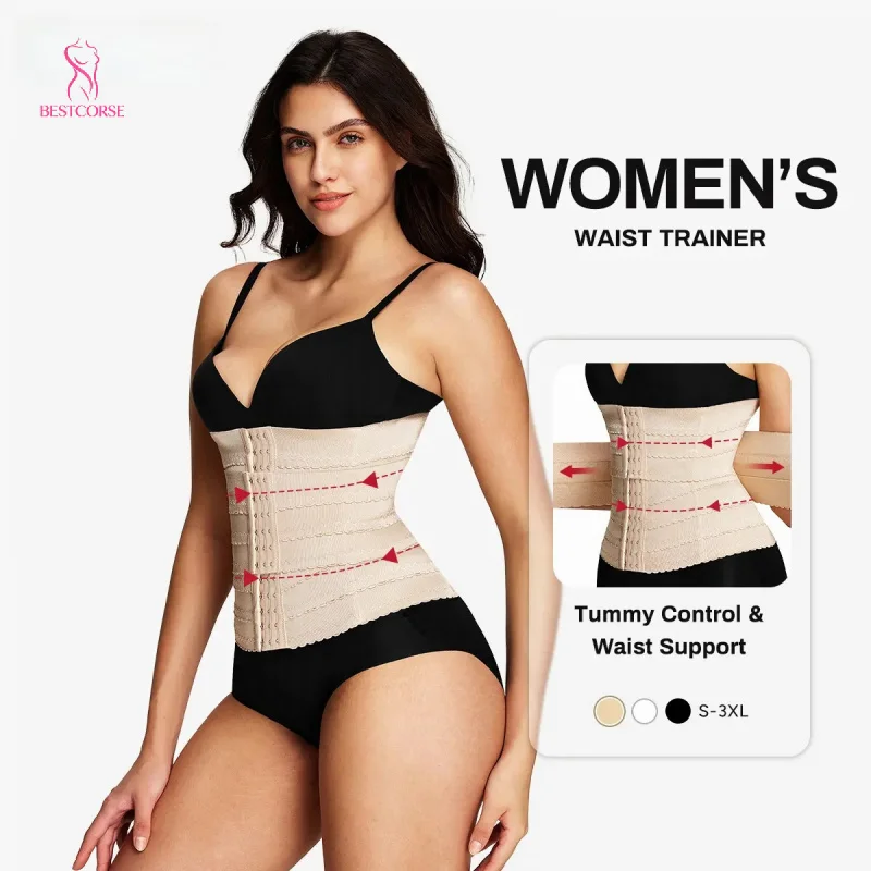 

Women's Adjustable Waist Trainer Cincher Breathable Sports Belt Girdle for Tummy Comfort Compression Activewear Basic Minimalist