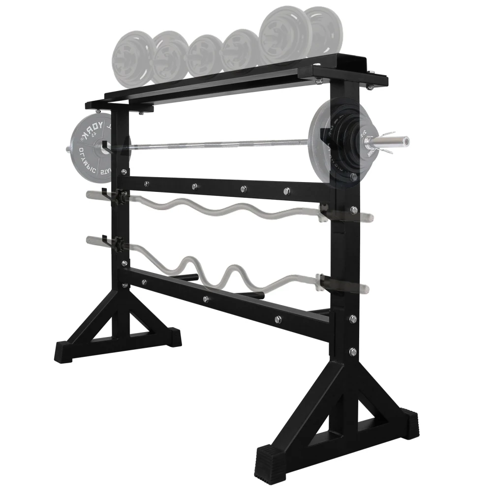 Soporte para estante para mancuernas, estante multifuncional para pesas para mancuernas, organizador de almacenamiento de pesas resistente