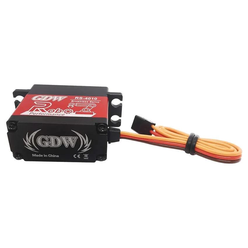 GDW RS4010 디지털 브러시리스 서보, RC 자동차 및 로봇용 45kg 스틸 기어 금속 케이스