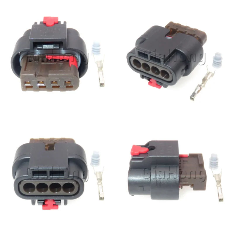1 Set 4 Ways Auto Electrical Connector 1-1456426-6  AC Assembly Car Wire Harness Socket for Cadillac Louver Intake Grille Motor