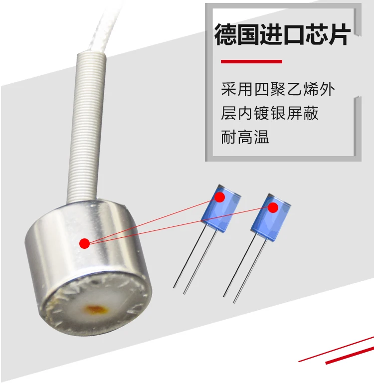 PT100 Strong Magnetic RTD Waterproof Stainless Steel Magnetic Adsorption Platinum Resistance Temperature Sensor Probe