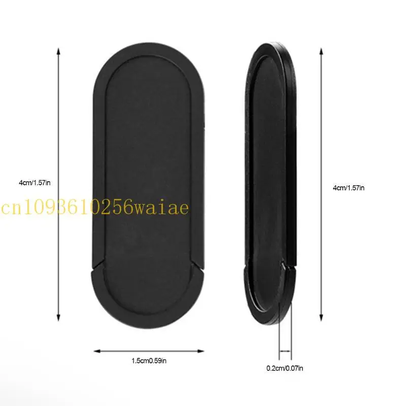 652f軽量ウェブカメラカバー、6PCS Webカメラのプライバシーブロッカーのセットブラック