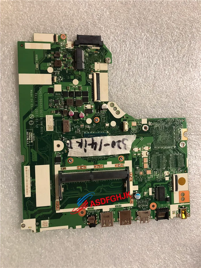 Original FOR Lenovo IdeaPad 320-15AST LAPTOP MOTHERBOARD  DG425/DG525/DG725 NM-B321  Fully tested