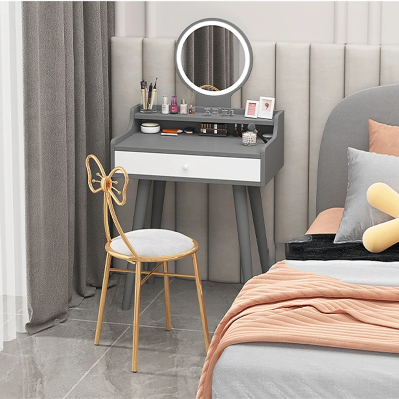 

Affordable Minimal Dressing Table Women Narrow High End Dressing Table Cabinet Texture Coiffeuse De Chambre Bedroom Furniture