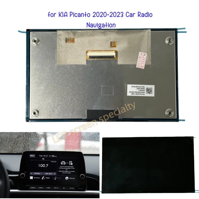ADB11G6EP 96160G6520ASB 96160G6840ASB Touchscreen Replacement LCD Display for KIA Picanto 2020-2023 Car Radio Navigation