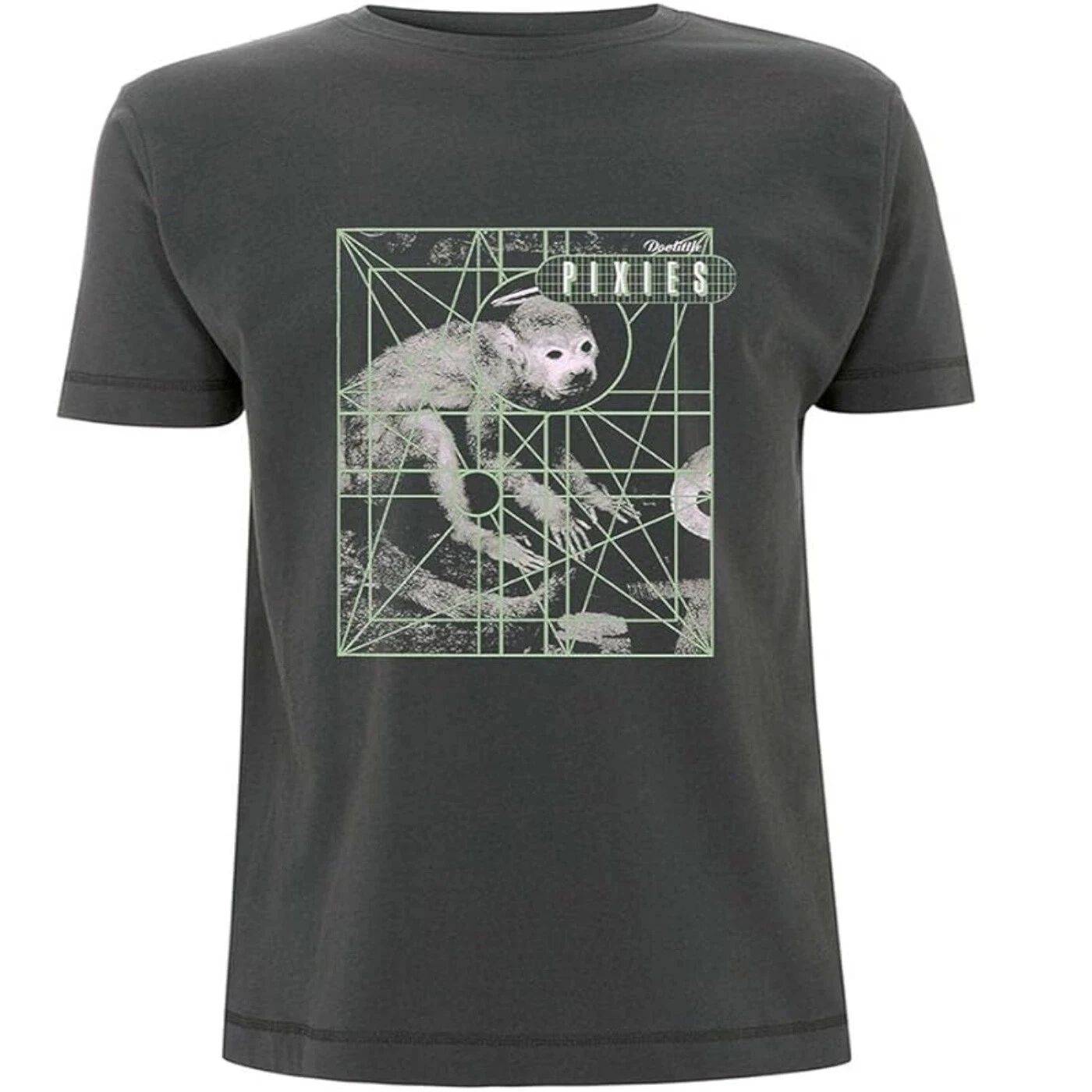 تي شيرت ألبوم Pixies Doolittle - Pixies Monkey Grid مقاس جديد S-4XL فاخر راقي لكل من الرجال والنساء قميص Y2k #2