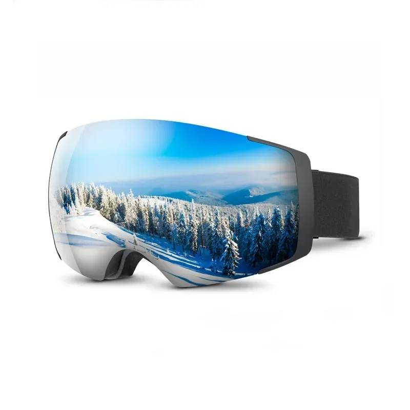 Lunettes de ski anti-buée pour adultes, double couche, lames sphpopularité magnétiques, lunettes de snowboard, lunettes d'extérieur, femmes et hommes, nouveau, 2025