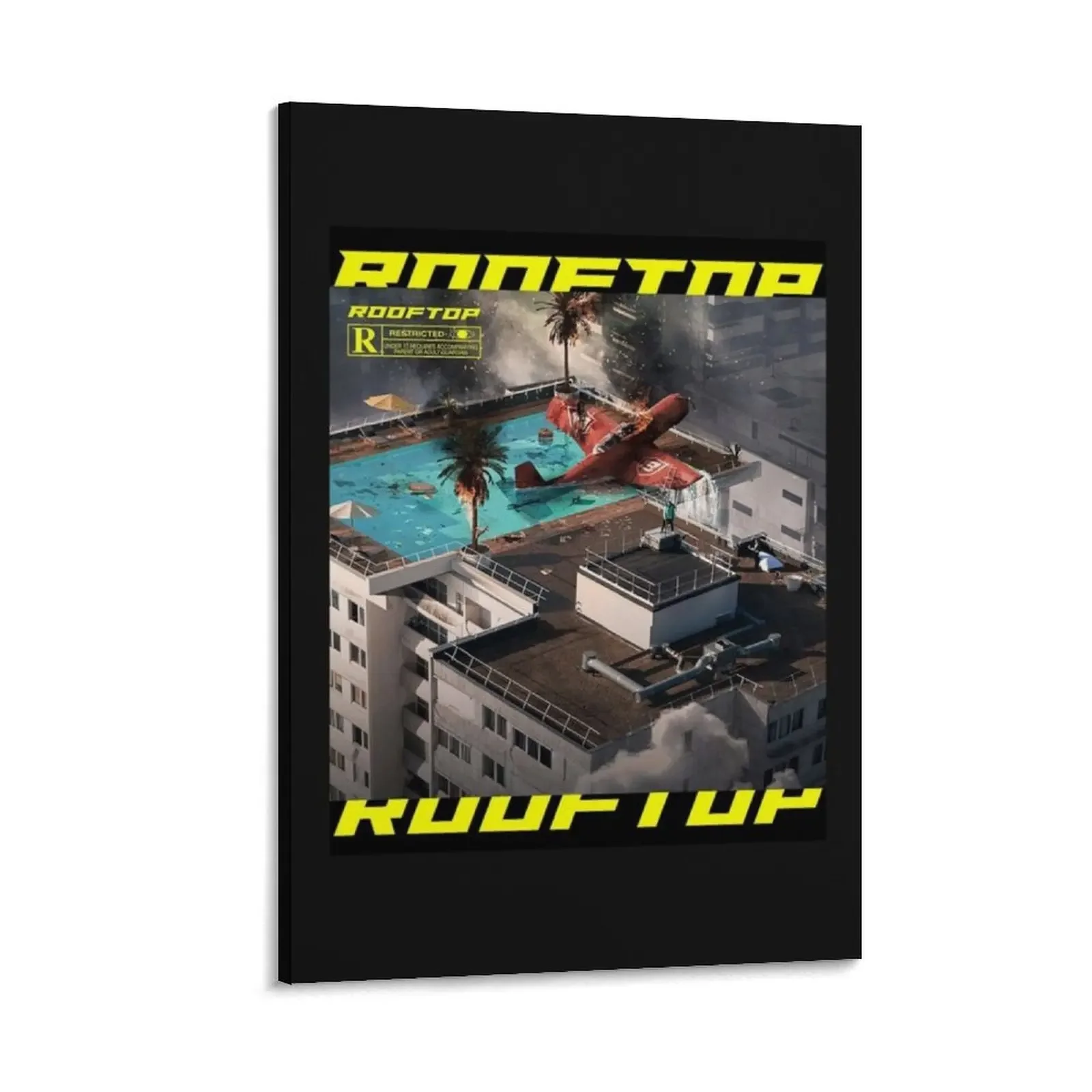 

SCH ROOFTOP Canvas Painting decorations for the room Paintings for bedroom bedroom decoration