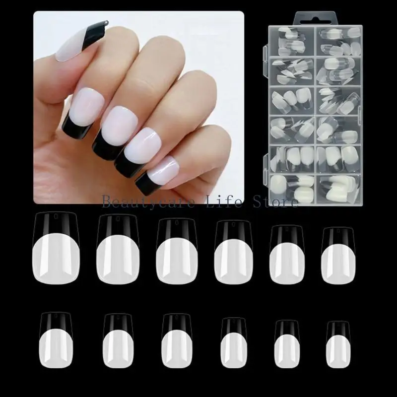 652C Exquisite and Comfortable Square False Nails for Special Occasions