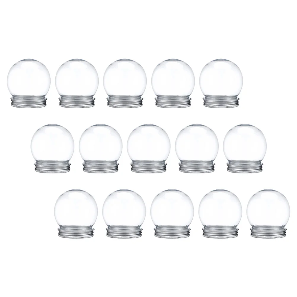

Snow Globe Kit for Kids Plastic Candy Bottle Fun DIY Transparent The Pet Crafts Child