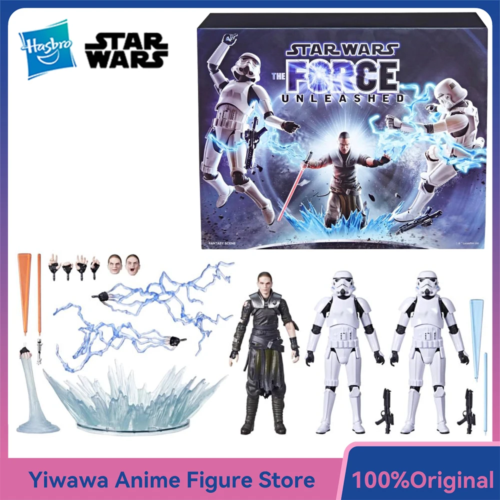 

[In-Stock] Hasbro Star Wars The Black Series Starkiller and Troopers (The Force Unleashed) 15cm 3-Pack-Set Figure Model Toys