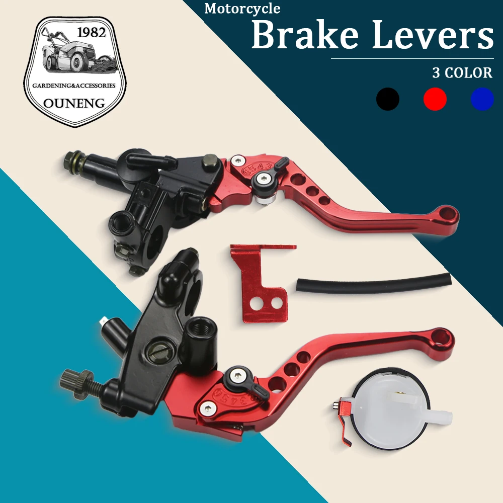 

Universal Motorcycle CNC Aluminum Brake Clutch Pump Lever Hydraulic Master Cylinder for 250cc-500cc Honda Suzuki Kawasaki Yamaha