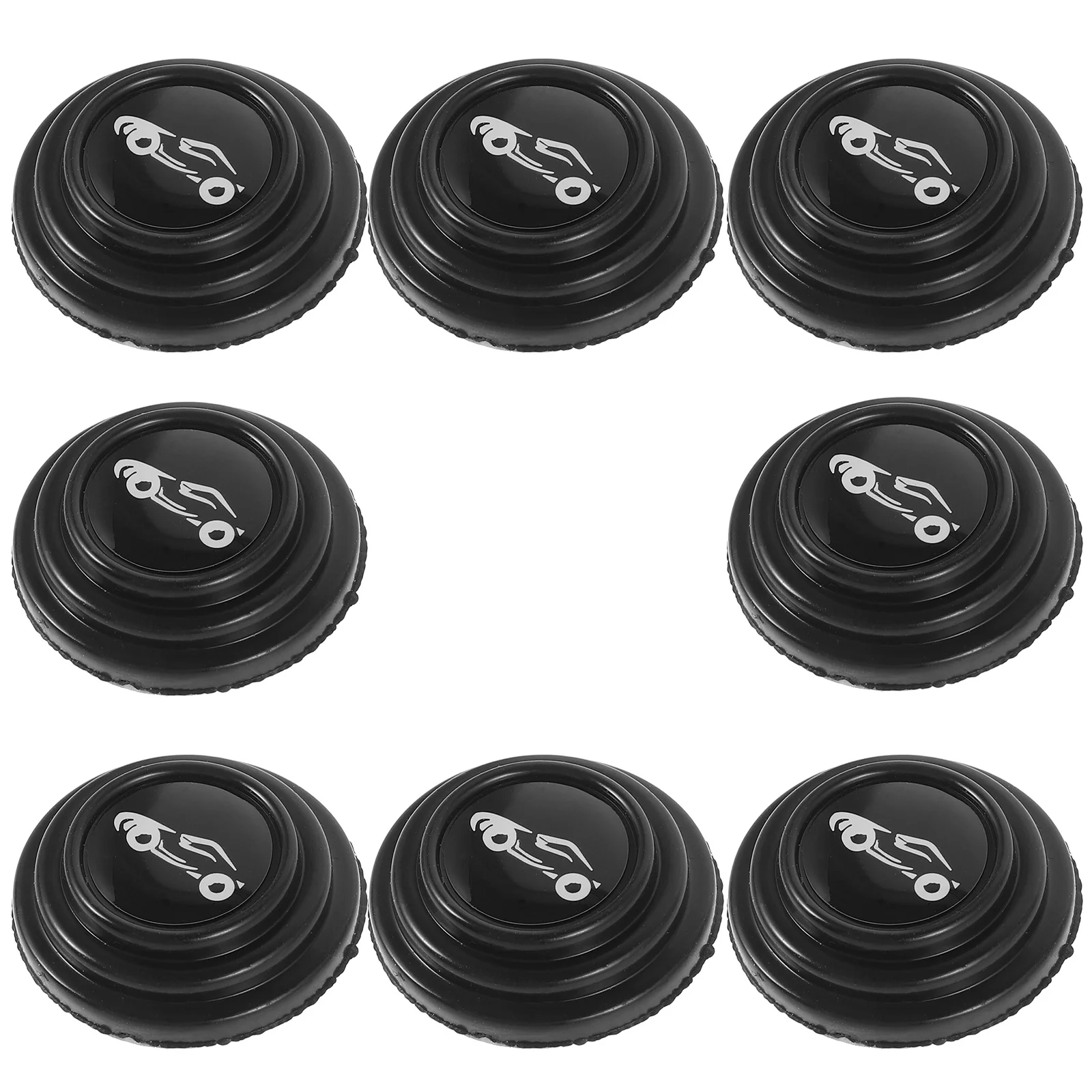 Adesivos anti-vibração para portas de carros, Absorber Shock Pad, Protector Bumper, Gel de sílica, 8 pcs