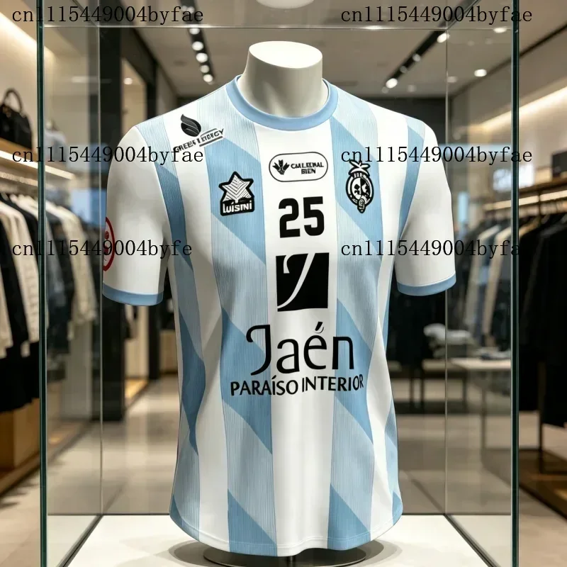Nova Camisa de Futsal 3D Jaen Paraiso Interior FS Espanha Futebol Indoor Temporada 2026 Presente para Fãs Masculino Feminino Família Crianças
