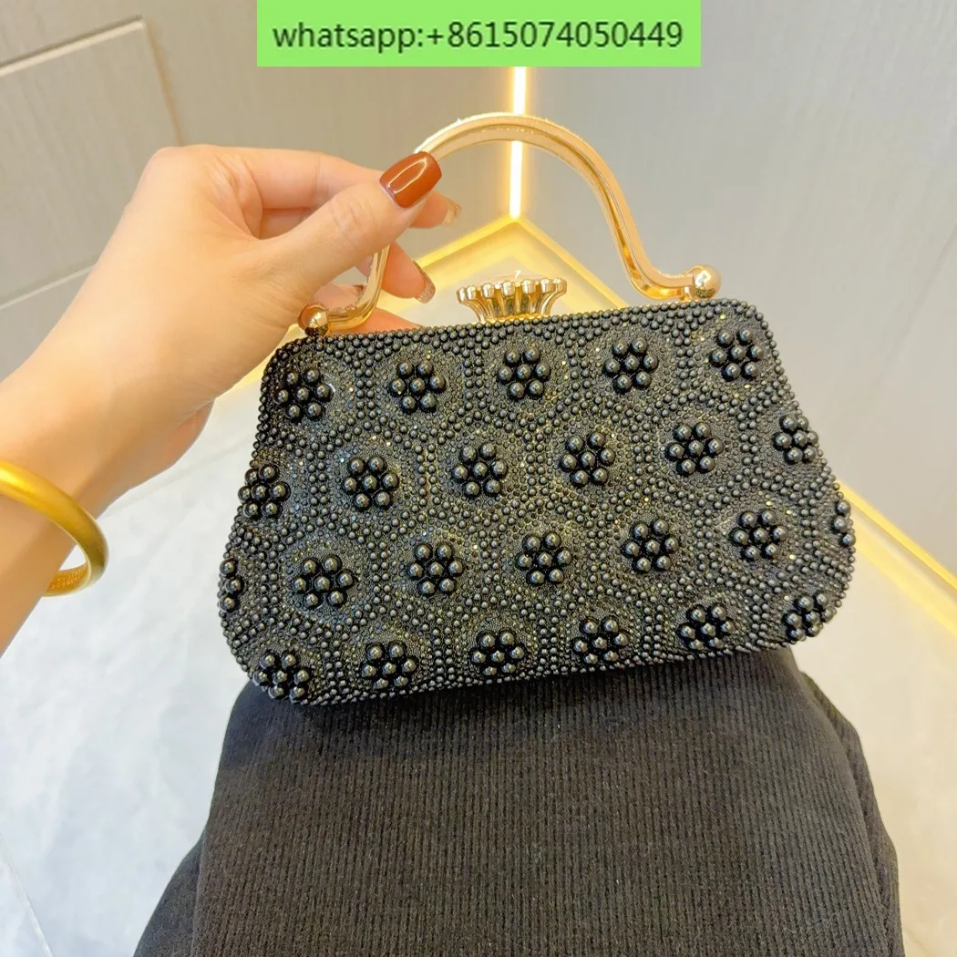 

Retro Pearl Bag Handbag Women's Versatile Handbag Wedding Handbag