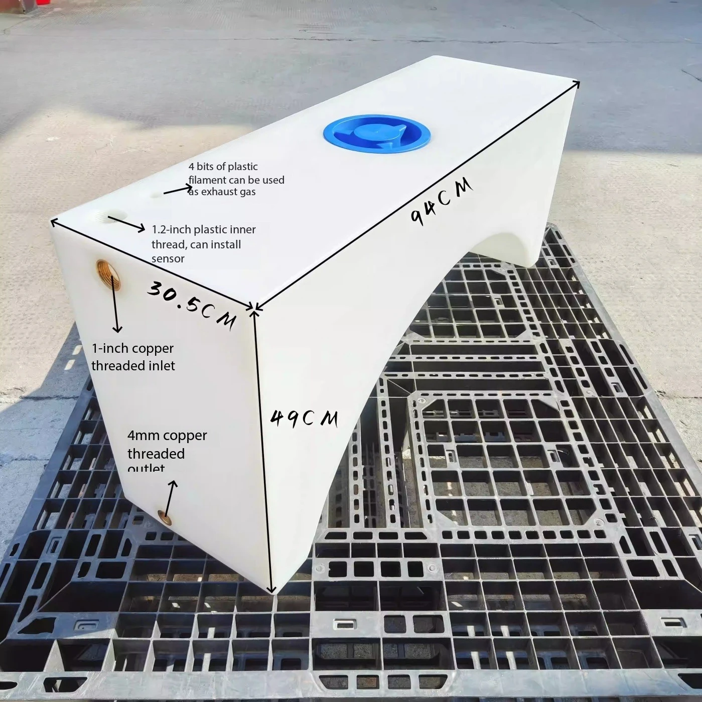 

Резервуар для воды из полиэтилена, утолщенный автомобильный резервуар для воды, подвижный пластиковый пикап, резервуар для воды в ступице колеса