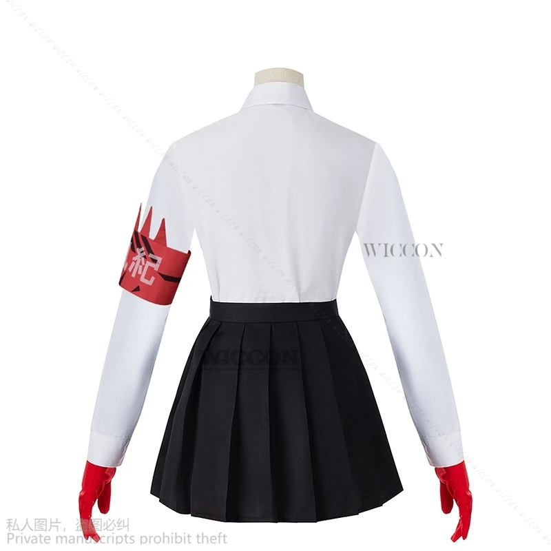 Anime Game Blue Archive Hinomiya Chinatsu Cosplay Wig Women Jk Uniform Outfit Sets Shirt Skirt Jk School Uniform BanG Dream!