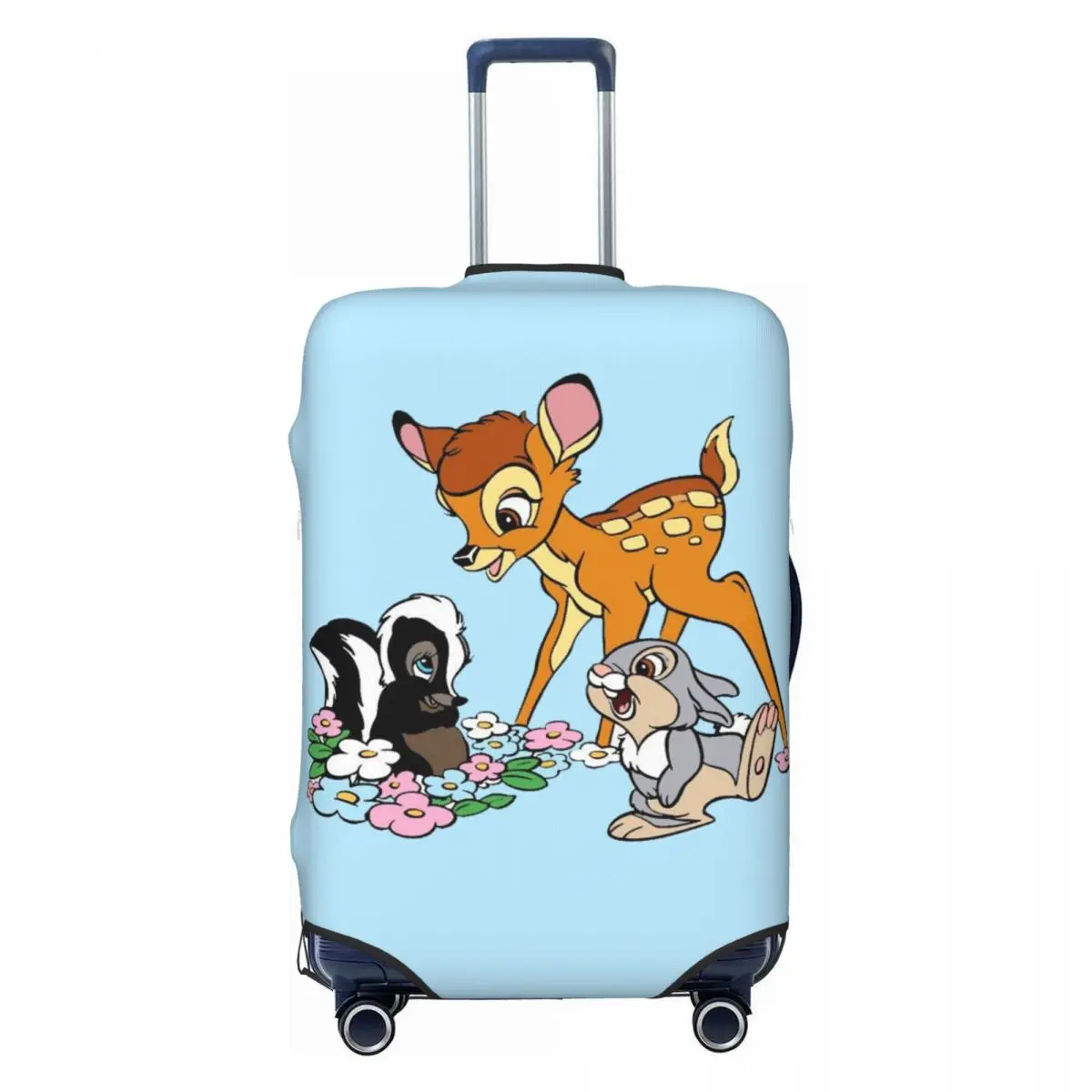 

Custom Flower Bambi Thumper Luggage Cover Cute Suitcase Protector Covers Suit For 18-32 inch