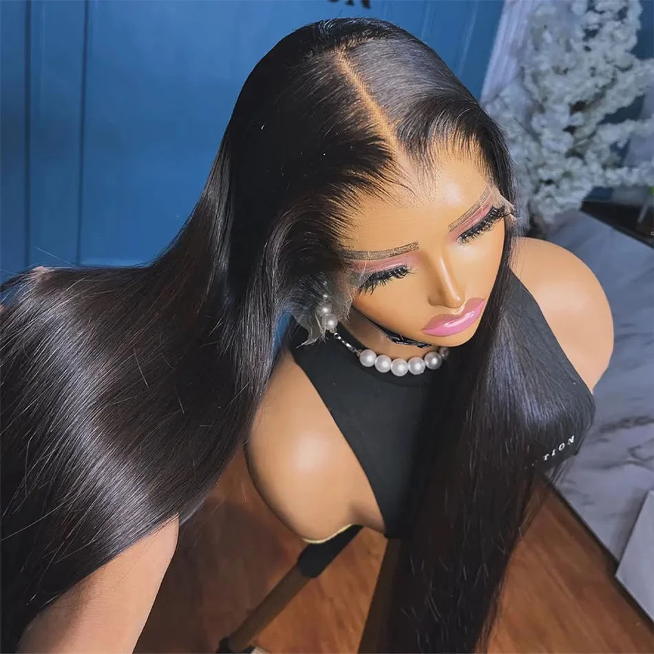 

13x4 Bone Straight Lace Front Wigs 5x5 Glueless Brazilian Remy 100% Human Hair 13x6 4x4 Transparent Lace Frontal Wig 26 30 Inch