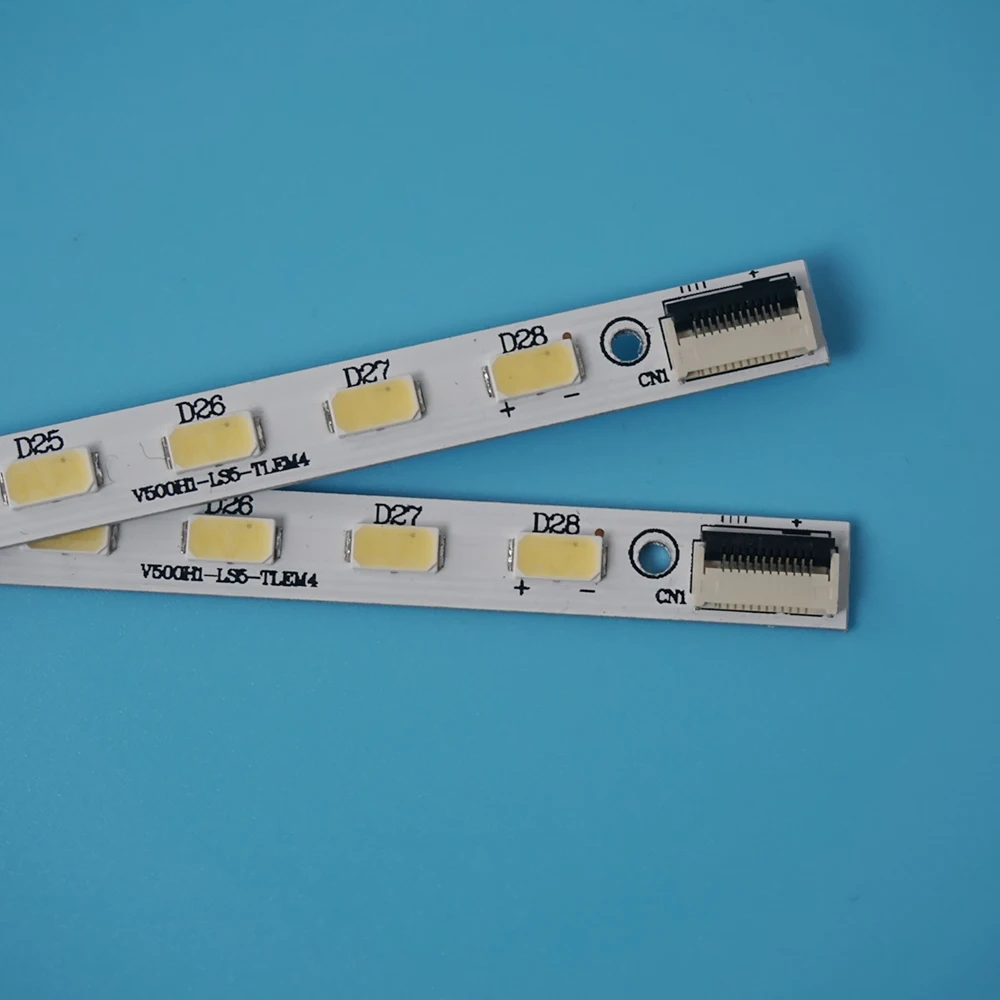 

New 2 PCS LED strip for LE50D8800 V500HJ1-LE1 V500H1-LS5-TLEM6 V500H1-LS5-TREM6 V500H1-LS5-TLEM4 V500H1-LS5-TREM4 E117098