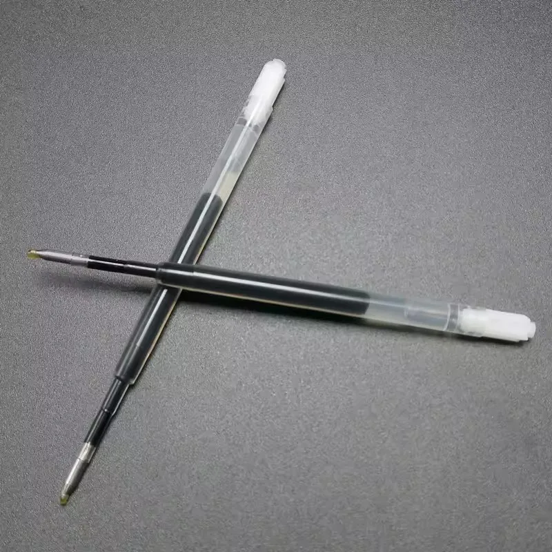 New 5Pcs/lot 10cm 424 Replace 0.5mm Gel Pen Refills Black/Blue Ink  For Our Tactical Pen Accessories