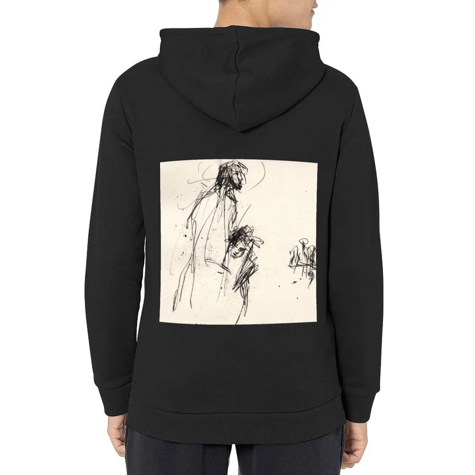 

Jesus protects Mary Magdalene Hoodie winter clothes autumn men's winter sweater mens clothes mens hoodie