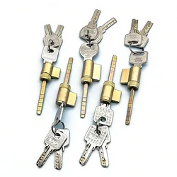 Locking Lock Door Cylinder Handle Pressure Lock Key Brass Interior Door 9# Single Hardware Core Rod