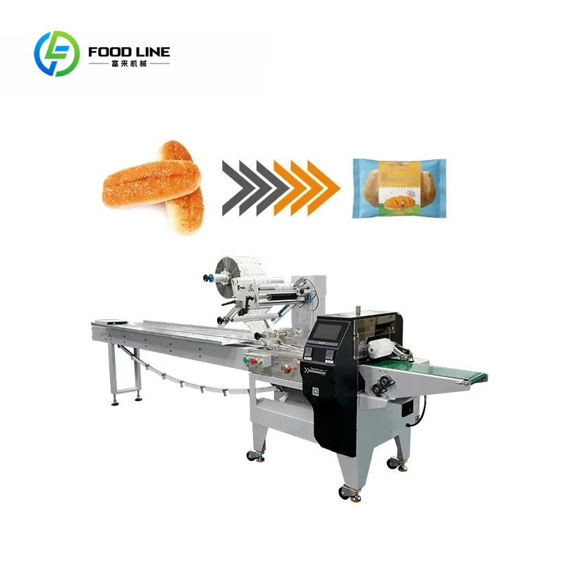 Customized Pillow Packaging Machine Automatic Food Horizontal Three-sided Packing Machine