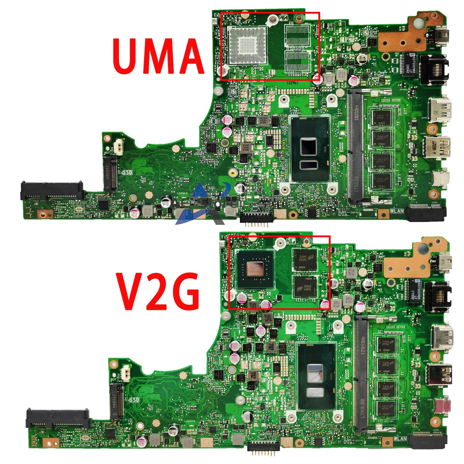 노트북 마더보드, ASUS S4000U, S4100U, X405UA, X405URP, X405UR, X405UB, A405U, V405U, S405U, K405U, F405U, i3, i5, i7 용, X405UQ