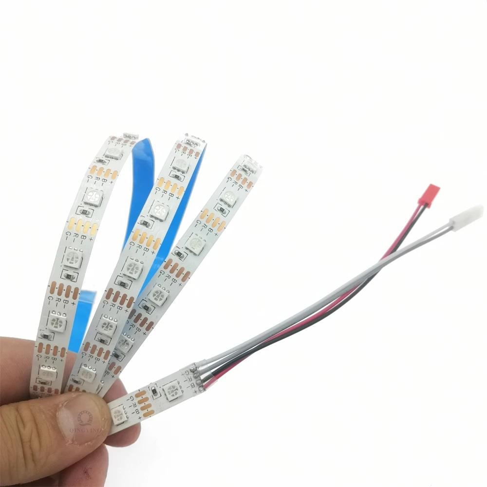 1m/roll SMD5050 RGB LED Strip 50LED / meter 220-260mA Constant Current Flexible Light Tape For Repair or Replace Chandelier