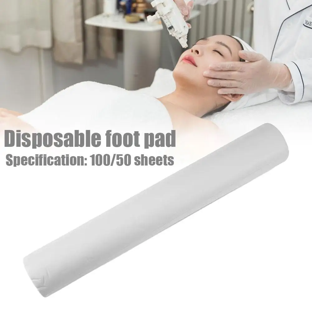 Disposable Spa Massage Mattress Sheets Non-woven Fabric Cover Paper Table Tattoo Towel Pad Headrest Roll Accessories Foot W3u2