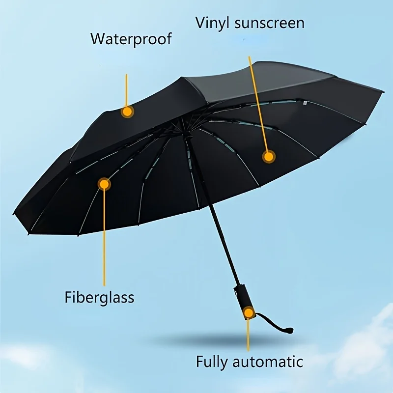 60-Bone Windproof Umbrella 5