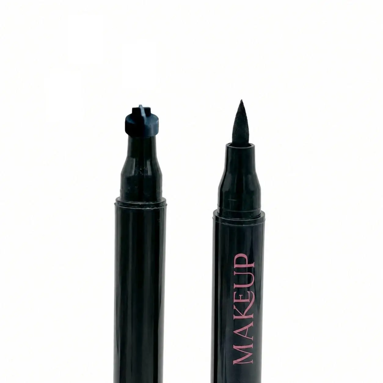 Halloween Dual-Ended Stamp Eyeliner Waterproof Black Liquid Eyeliner Pen with Bat Face Tattoo Stamp, Long Lasting Smudge-Proof view 6