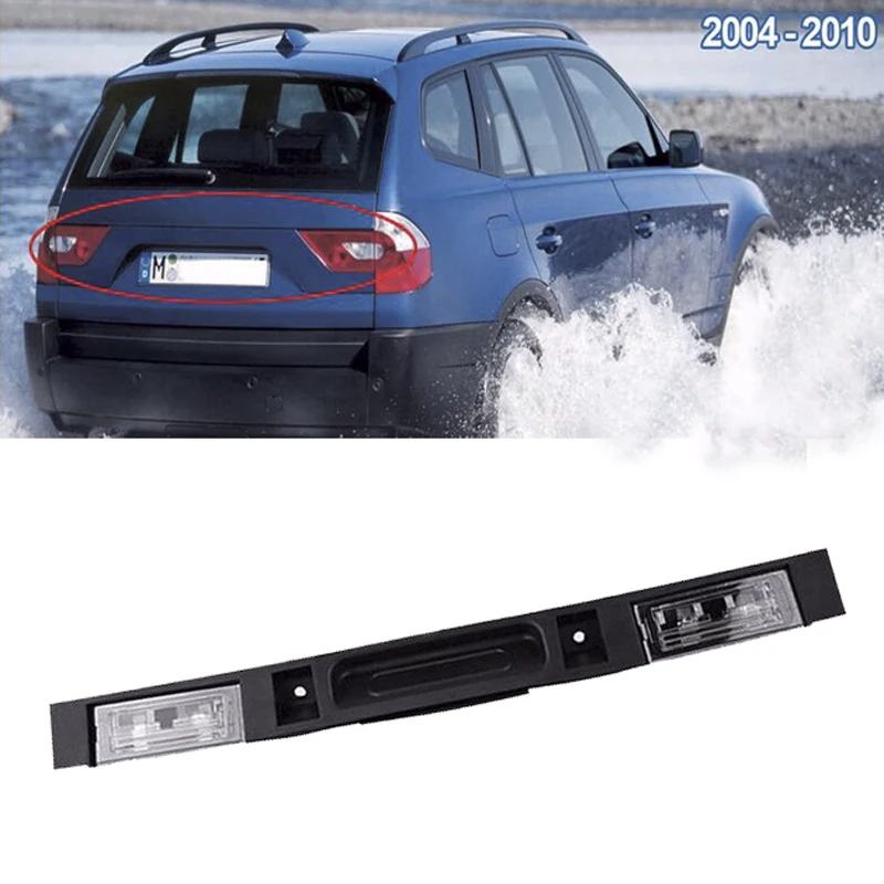 For BMW E83 X3 2004-2010 Trunk Lid Grip Rear Trunk Handle With Key Button Light Tailgate Switch Assembly 51133403611