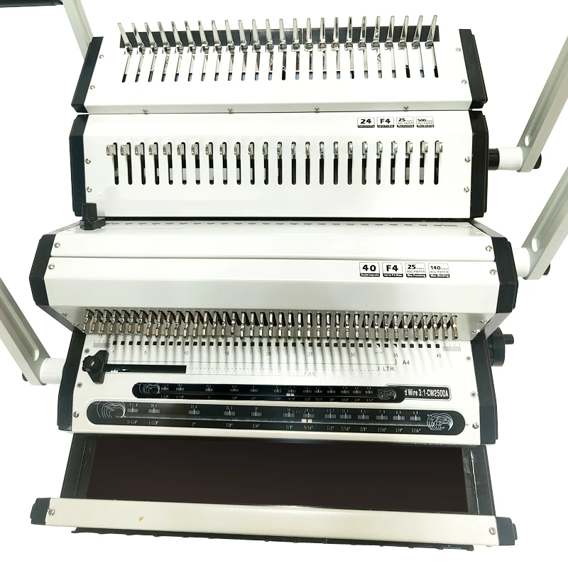 Wire O Binding Machine Double Wire 3 in 1 Binding  Machine Wire O and Comb  Binding Machine