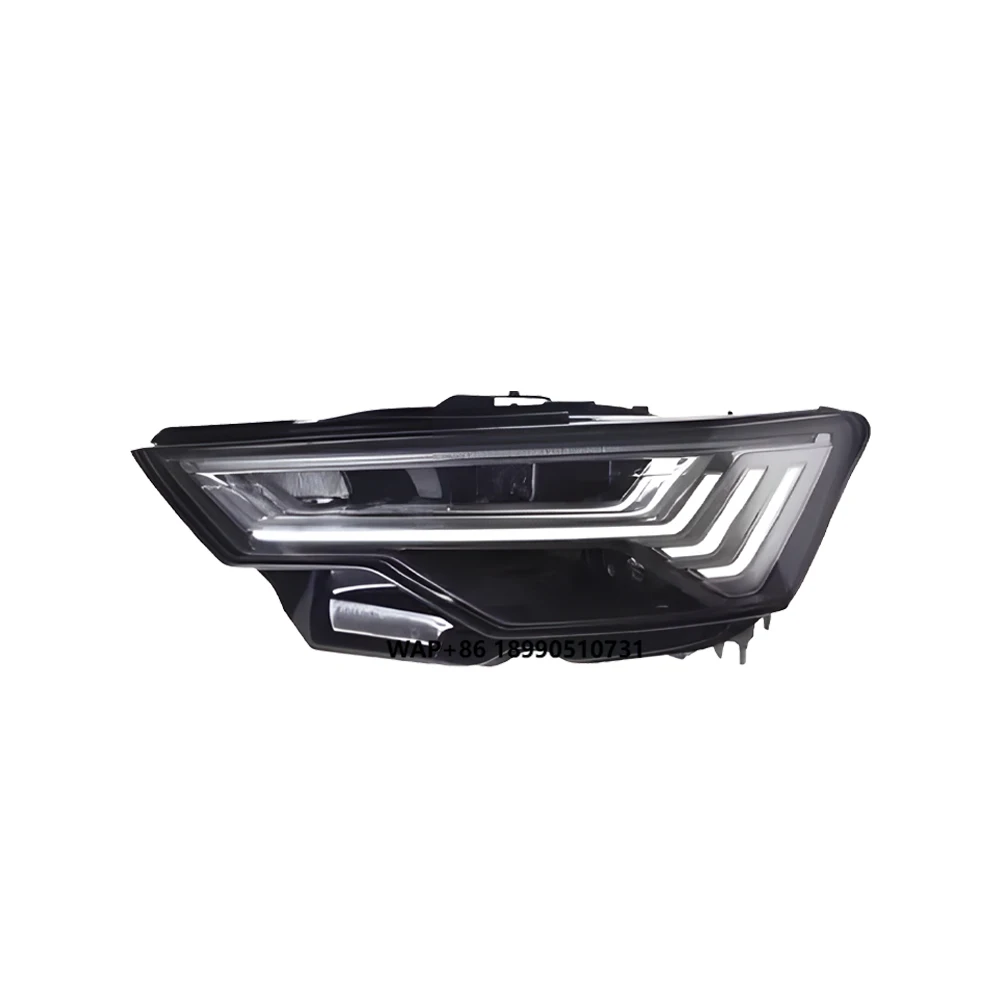 

Автомобильные передние фонари для A6 A6L C8 2019-2023, светодиодные автомобильные фары в сборе, обновление, высококачественные аксессуары для линз динамического проектора