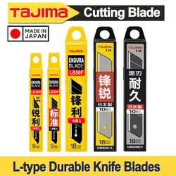 JAPAN TAJIMA KAI L-type Durable Knife Blades 18mm 9mm Wallpaper PVC Carpet Cutting Blade Art Knives Part CB|LB Series