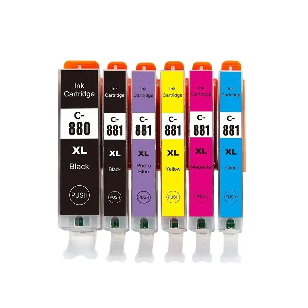 

PGI-880 PGI-880XL CLI-881 CLI-881XL Цветной струйный картридж премиум-класса PGI880 CLI881 Совместимый картридж для Canon
