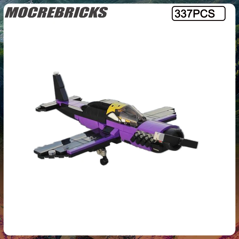 Military Series US Reconnaissance Machine Building Block Model Set MOC Popular Bricks Kid's Toy Birthday Gifts Including Bracket