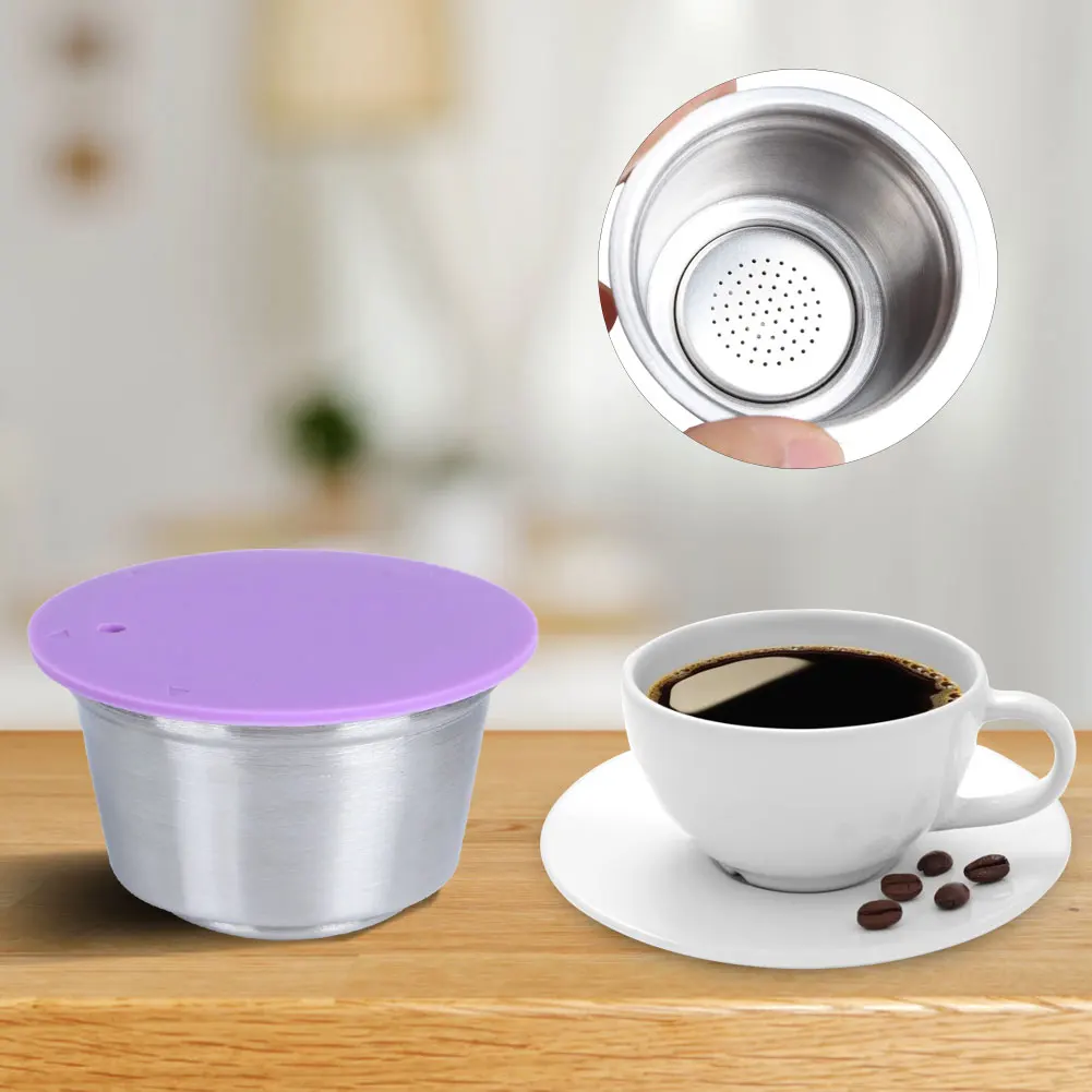 40ML Stainless Steel Coffee Capsule Reusable Nestle Capsule Refillable Filter Cup for Dolce Gusto Coffee Maker Coffee Accessorie