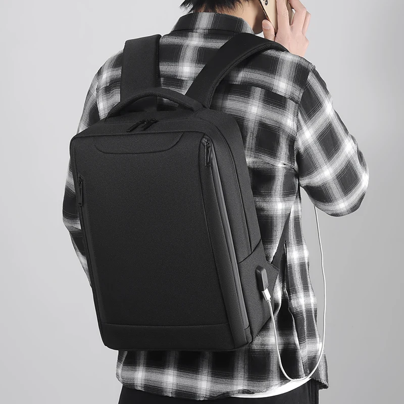 2022 New Business Office Backpack Men Fashion Causal Waterproof Laptop Rucksack Bags for Male Pro Custom Logo ビジネス　リュック