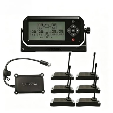 

Digital 6 Wheel Truck TPMS System Wireless Tire Pressure Temperature Monitoring System Internal for Light Trucks Pickup Factory