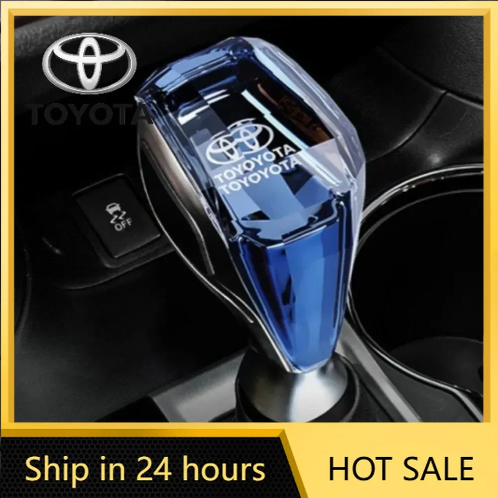 

Горячая продажа для Toyota Crystal, ручка переключения передач, ручка рычага для Toyota Prado Highlander Toyota, модифицированная автомобильная наклейка