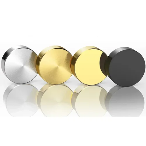 Imagen 2 del producto 4/8 Uds 10mm 12mm 14mm 18mm 21mm 25mm tornillos de espejo tapas decorativas de cobre puro cubierta clavos tornillo de acero inoxidable cepillado