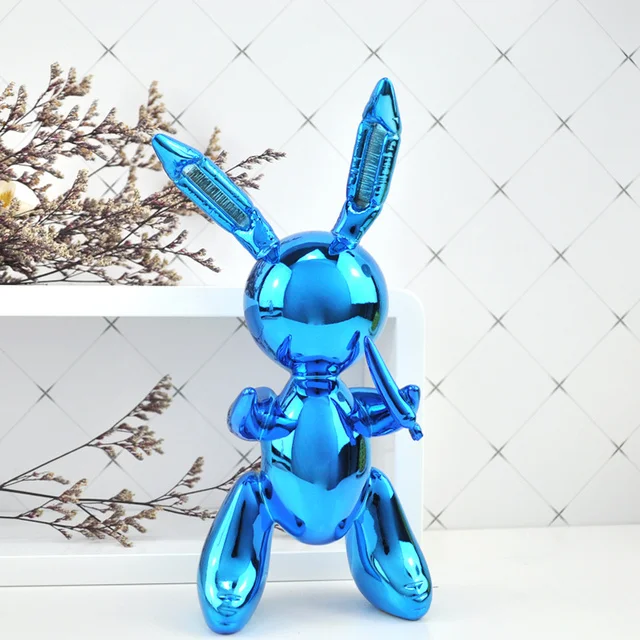 

balloon rabbit sculpture home decoration art and craft garden decoration creative statue