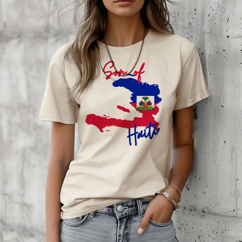 Haiti tshirt donna graphic anime streetwear t shirt donna y2k harajuku anime abbigliamento